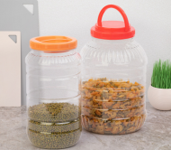 Банка пластиковая с ручкой 5лит ПЭТ М-955/ БАШ