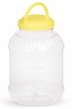 Банка пластиковая с ручкой 5лит ПЭТ М-955/ БАШ