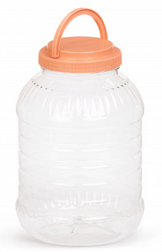 Банка пластиковая с ручкой 5лит ПЭТ М-955/ БАШ