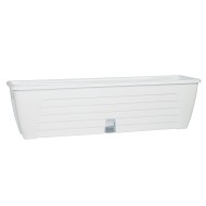 Балконный ящик LIDO 600мм 12,3лит Белый автополив и контроль уровня воды