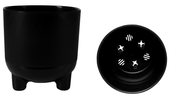 Горшок на ножках Фита 1,45лит Чёрный D-13см (с дренажной системой) Горшок на ножках Фита 1,45лит Чёрный D-13см (с дренажной системой)