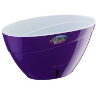 Горшок CALIPSO 2лит Фиолетовый-Белый (с дренажной системой)