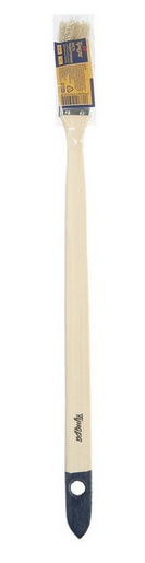 Кисть плоская Деревянная длинная ручка 25мм