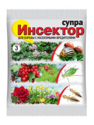 Инсектор Супра 3мл (1уп/200шт) от щитовки/тли/колор.жука/почвен мушек Инсектор Супра 3мл (1уп/200шт) от щитовки/тли/колор.жука/почвен мушек