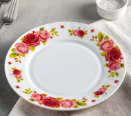 Тарелка керамическая Поэзия роз Доляна Арт-1152133 D-23см