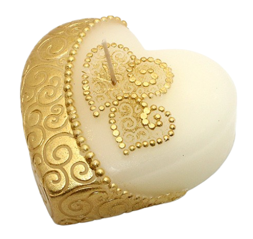 Свеча Сердце Два Сердца Арт-0492