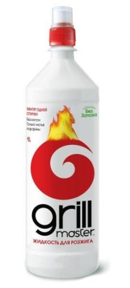 Жидкость для розжига GRILL MASTER 1лит (1уп/15шт) min 1шт 1 ЭТАЖ