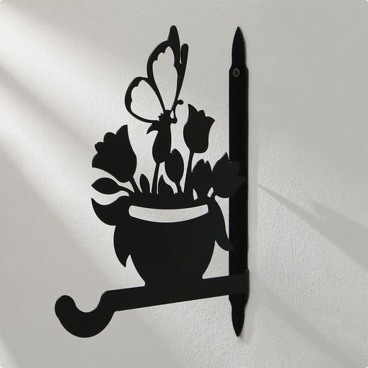 Крючок для подвесных кашпо настен металл Клумба 25см Арт-4849366 Крючок для подвесных кашпо настен металл Клумба 25см Арт-4849366