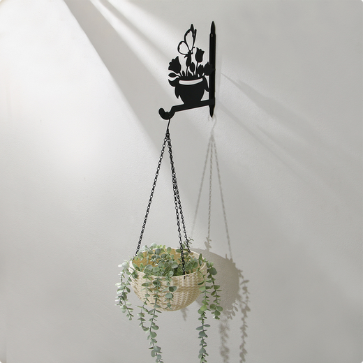 Крючок для подвесных кашпо настен металл Клумба 25см Арт-4849366 Крючок для подвесных кашпо настен металл Клумба 25см Арт-4849366