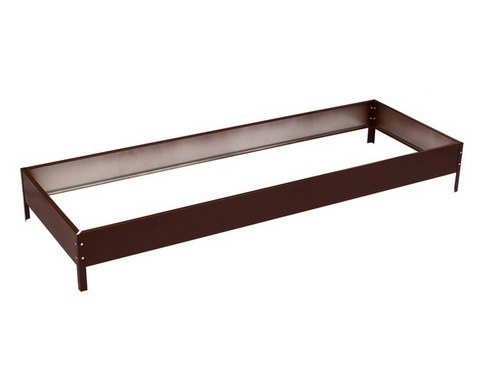 Клумба Оцинкованная 195*70*15см Коричневая Greengo Арт-9460082 Грядка