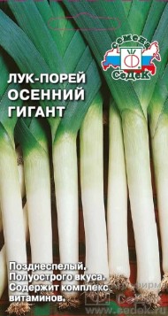 Лук порей Осенний гигант ЦВ/П (СЕДЕК) 1гр позднеспелый