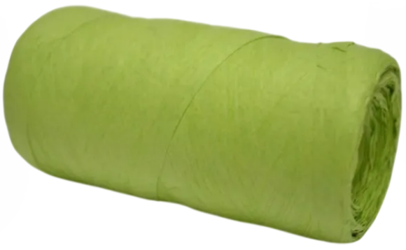 Рафия бумажная 15мм*200ярд Зелёный чай