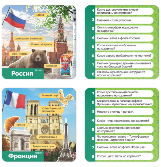 Игра Путешествуй вокгуг света 50карт 7+ Арт-6073222