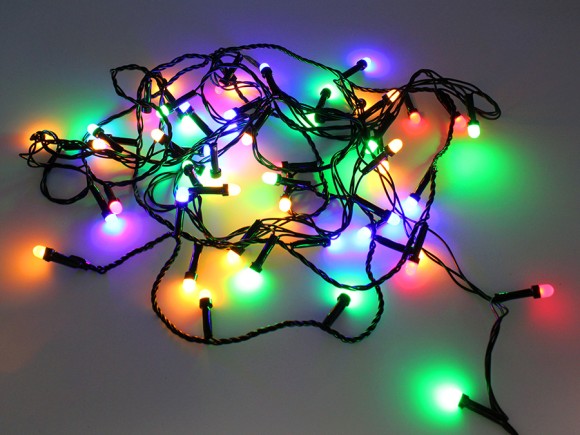 Электрогирлянда 8м 100ламп Цветные Арт-081076