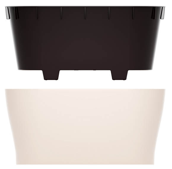 Балконный ящик Лея 300мм Бежевый (с дренажной системой) Арт-М-8590 Балконный ящик Лея 300мм Бежевый (с дренажной системой) Арт-М-8590