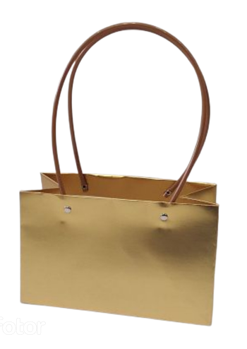 Сумочка для горшечных цветов 220*105*135мм Золото Арт-810475