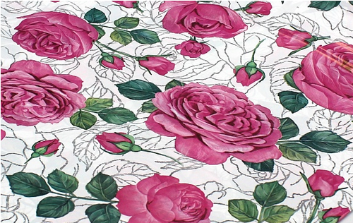 Скатерть одноразовая Розовые розы 120*180см Арт-028790 Скатерть одноразовая Розовые розы 120*180см Арт-028790