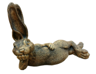 Фигурка Заяц Арчибальд бронза Ф217б 28см
