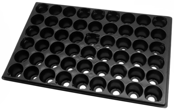 Палета для рассады круглые 54 ячейки 85мл (515*330мм)