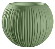 Горшок Сфера 1,7лит Оливковый (с дренажной системой)