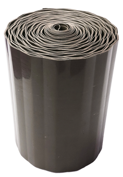 Лента Бордюрная гофрированная 15см*9м Коричневая Дачная Мозаика