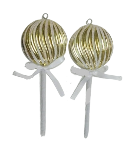 Ёлочное украшение Леденец (25см/2шт) Арт-№2230