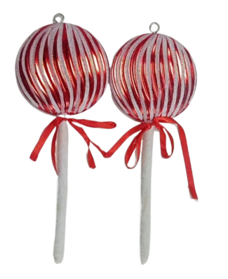 Ёлочное украшение Леденец (25см/2шт) Арт-№2230