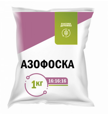 Удобрение Нитроаммофоска (Азофоска) 1кг (1уп\30шт) Классика дачника