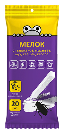 Мелок Nadzor 10гр (1уп/100шт) от тараканов,блох,муравьев