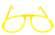 Очки Стильные желтые светящиеся НУ-4931