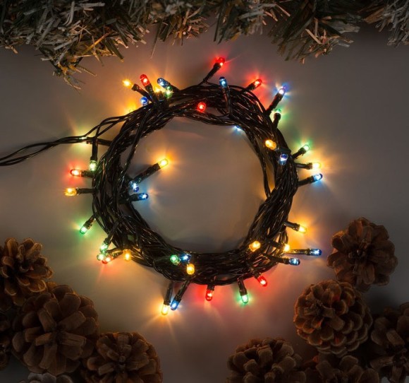 Электрогирлянда 8м 200ламп Цветные Арт-201046/1125