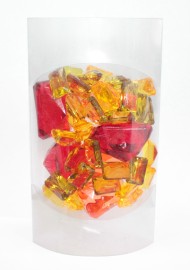 Камешки кристаллы оранжев 150гр KS-4385