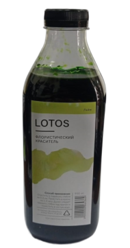 Краска для срезочных цветов 950мл Лайм Лотос 1уп/6шт