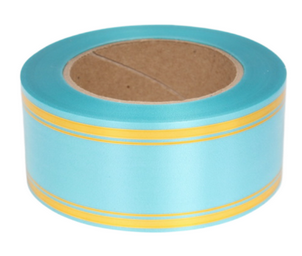 Лента Золот полоса 5см*50ярд Голубой РОССИЯ