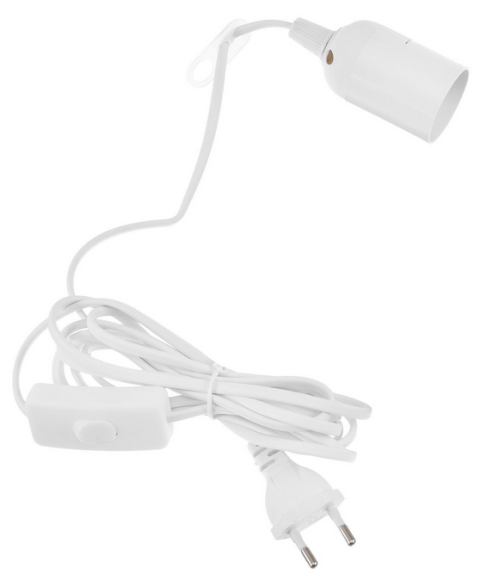 Патрон подвесной для ФИТОламп с выключателем провод 3м Арт-5105955