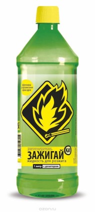 Жидкость для розжига Зажигай-КА 1лит (1уп/12шт) min 1шт 1 ЭТАЖ