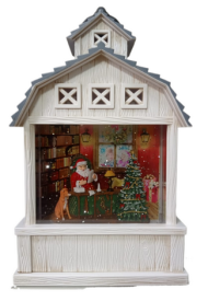 Снежная Лампа Домик 26см*16см Арт-8046