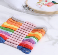 Набор ниток Мулине МИКС 12шт (8+/-1м) Цена за Набор!