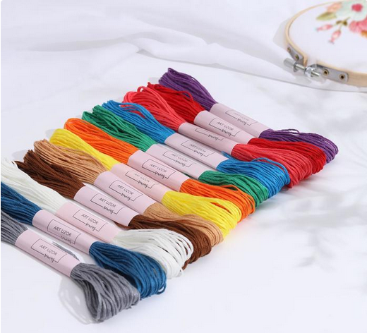 Набор ниток Мулине МИКС 12шт (8+/-1м) Цена за Набор!