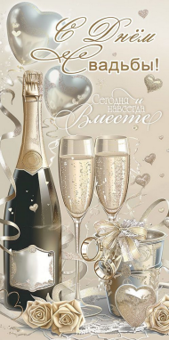 Конверт для денег С Днем свадьбы Арт-5.0000786