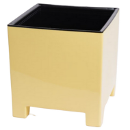 Горшок на ножках Нард 5,5лит Жёлтый D-190мм (с дренажной системой)