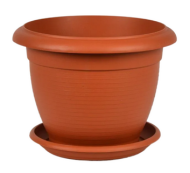 Горшок Терра 4лит Терракот с поддоном