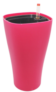 Горшок 1007 Матовый Красный 2лит (с автополивом)