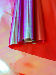 Пленка матовая двухсторонняя Перелив Винная 58см*10м