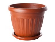 Горшок Баргузин 1,5лит Терракот с поддоном