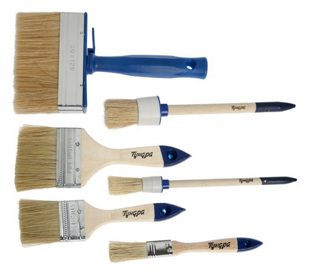 Кисть набор 6шт ТУНДРА Арт-1818261