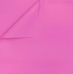 Пленка Листами Матовая однотонная Сочная Малина 58/58см (1уп/20шт) Цена за лист