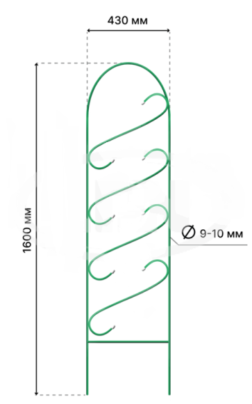 Шпалера Узорная (В-160см Ш*43см) Шпалера Узорная (В-160см Ш*43см)
