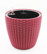 Горшок 3101 Красный 6лит (с автополивом)