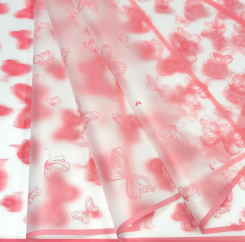 Пленка Листами Бабочки Румяна 58/58см (1уп/20шт) Цена за 1ЛИСТ